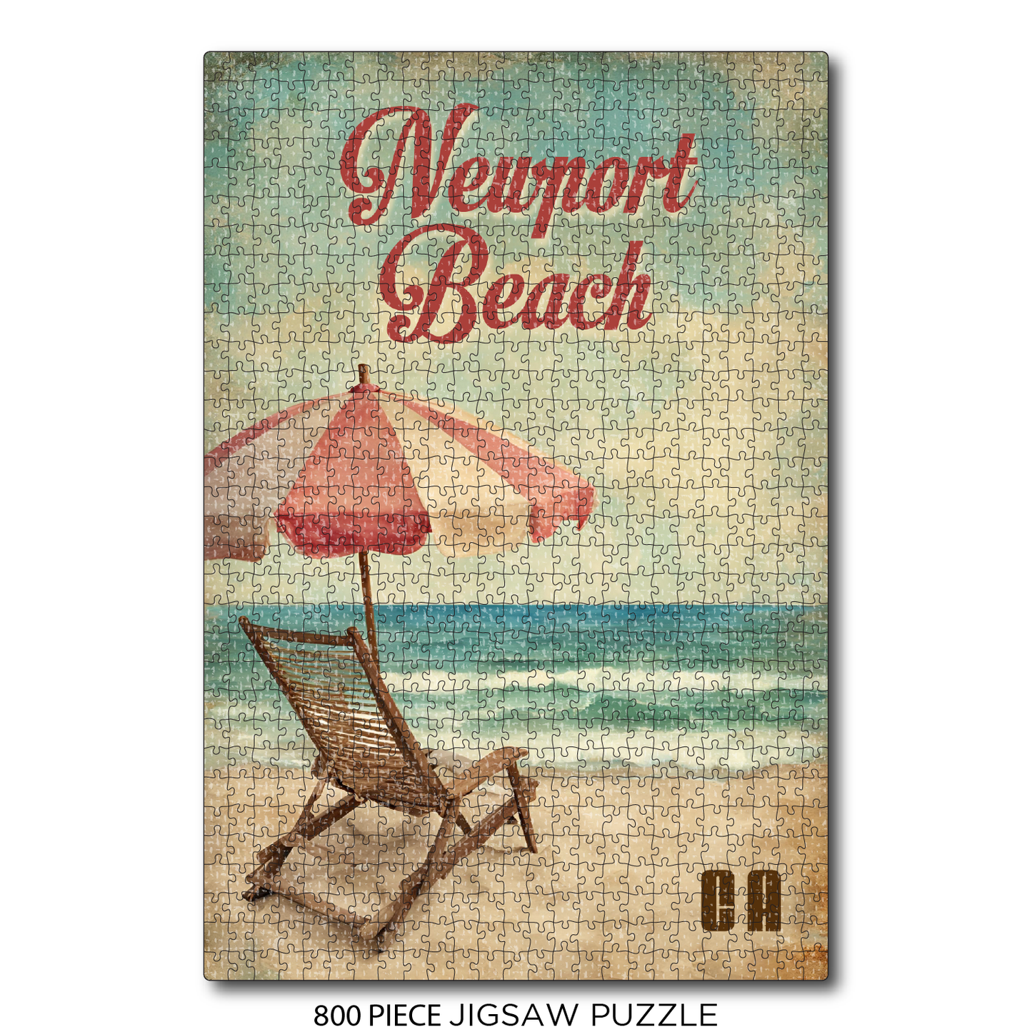 Vintage Chair and Umbrella Newport Beach