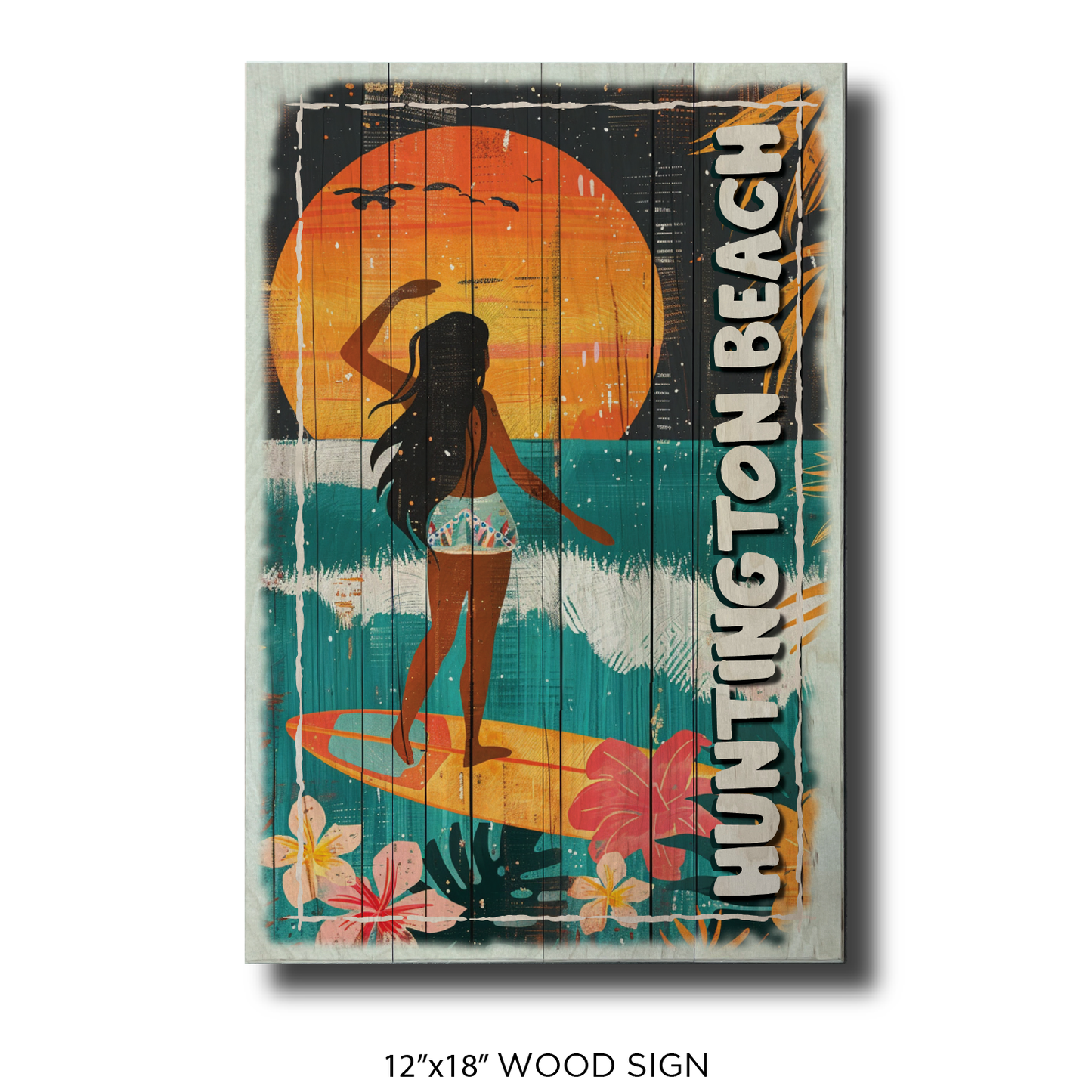 Moonlight Surfing Huntington Beach