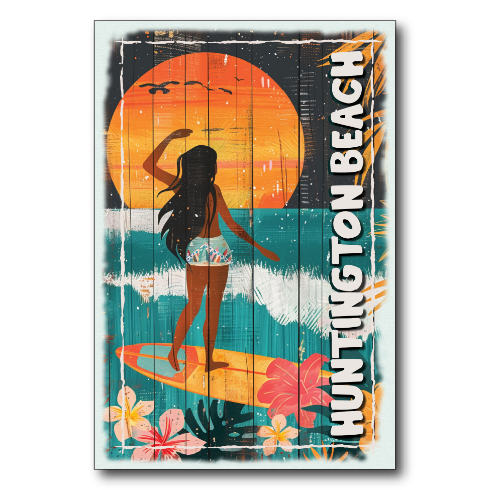 Moonlight Surfing Huntington Beach