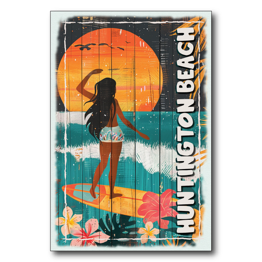 Moonlight Surfing Huntington Beach