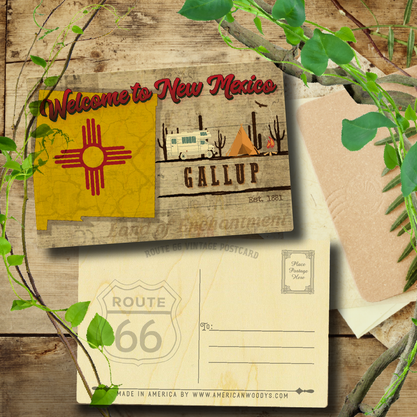 New Mexico Camping Flag Gallup