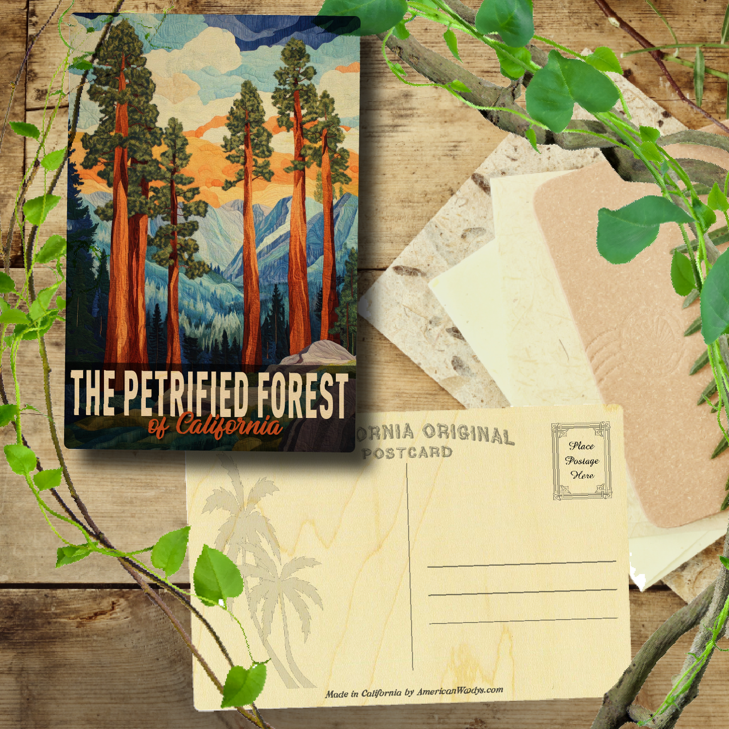 The Petrified Forest of California Quilted