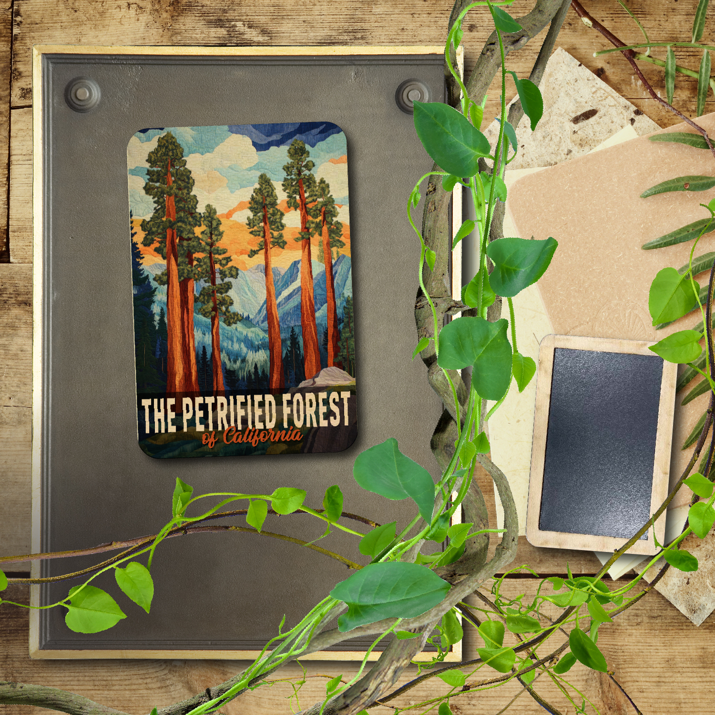 The Petrified Forest of California Quilted