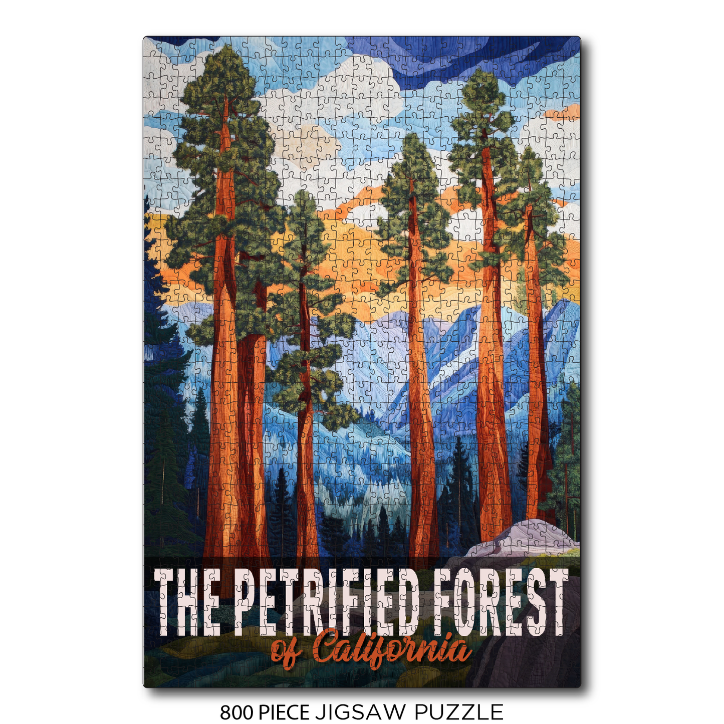 The Petrified Forest of California Quilted