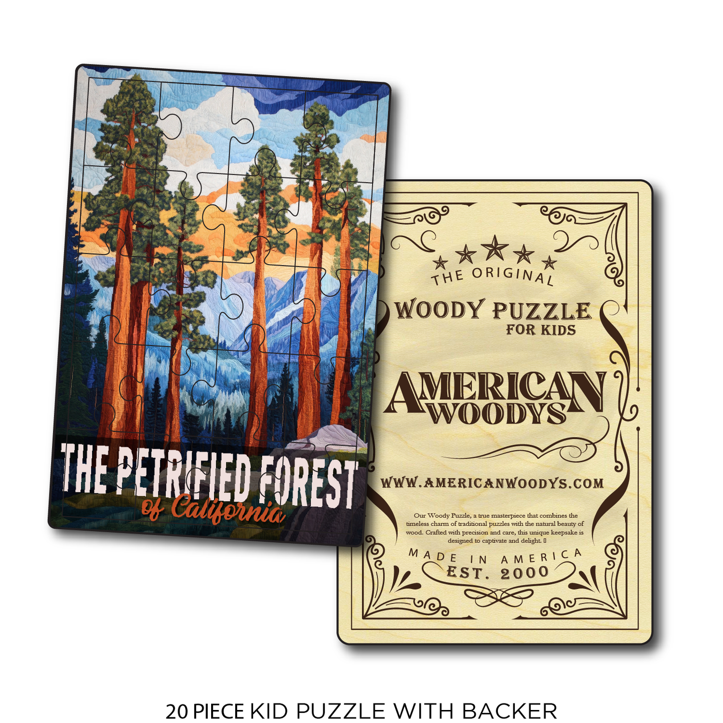 The Petrified Forest of California Quilted