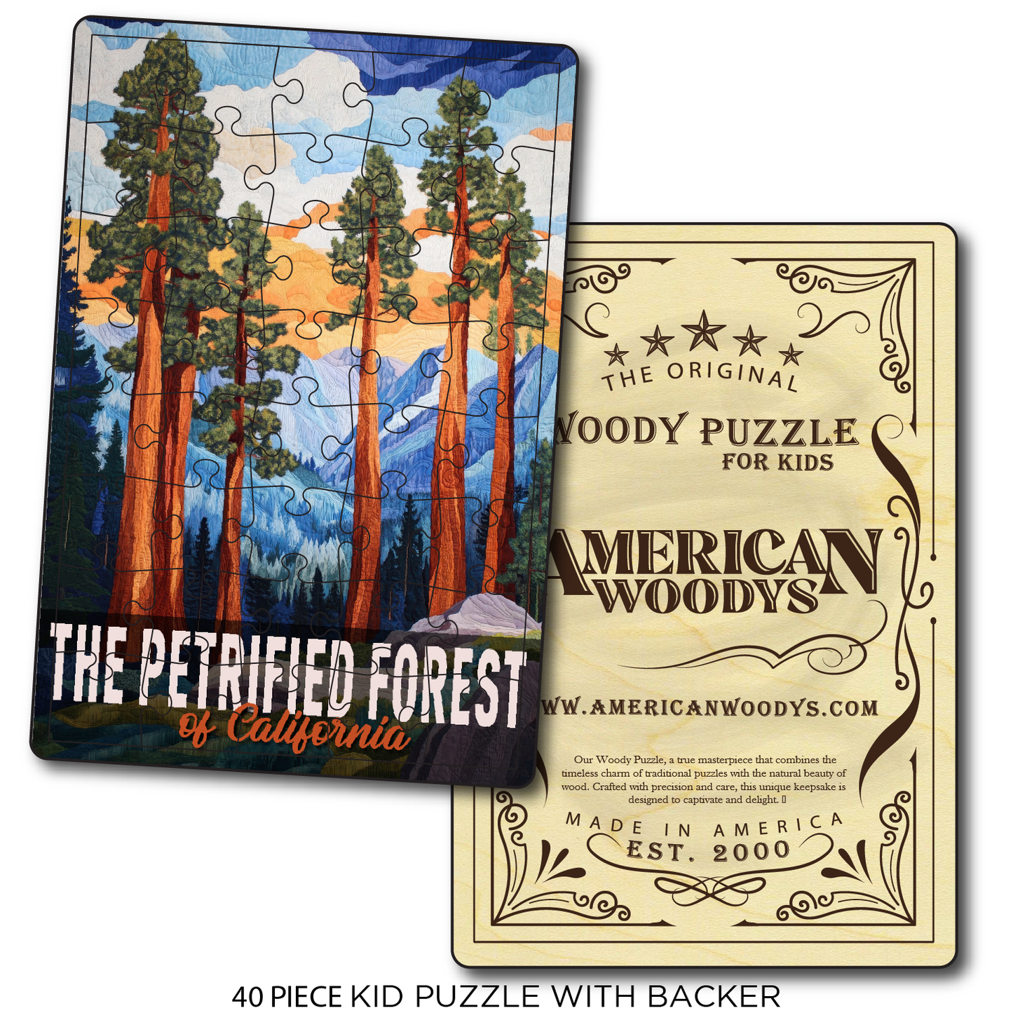 The Petrified Forest of California Quilted