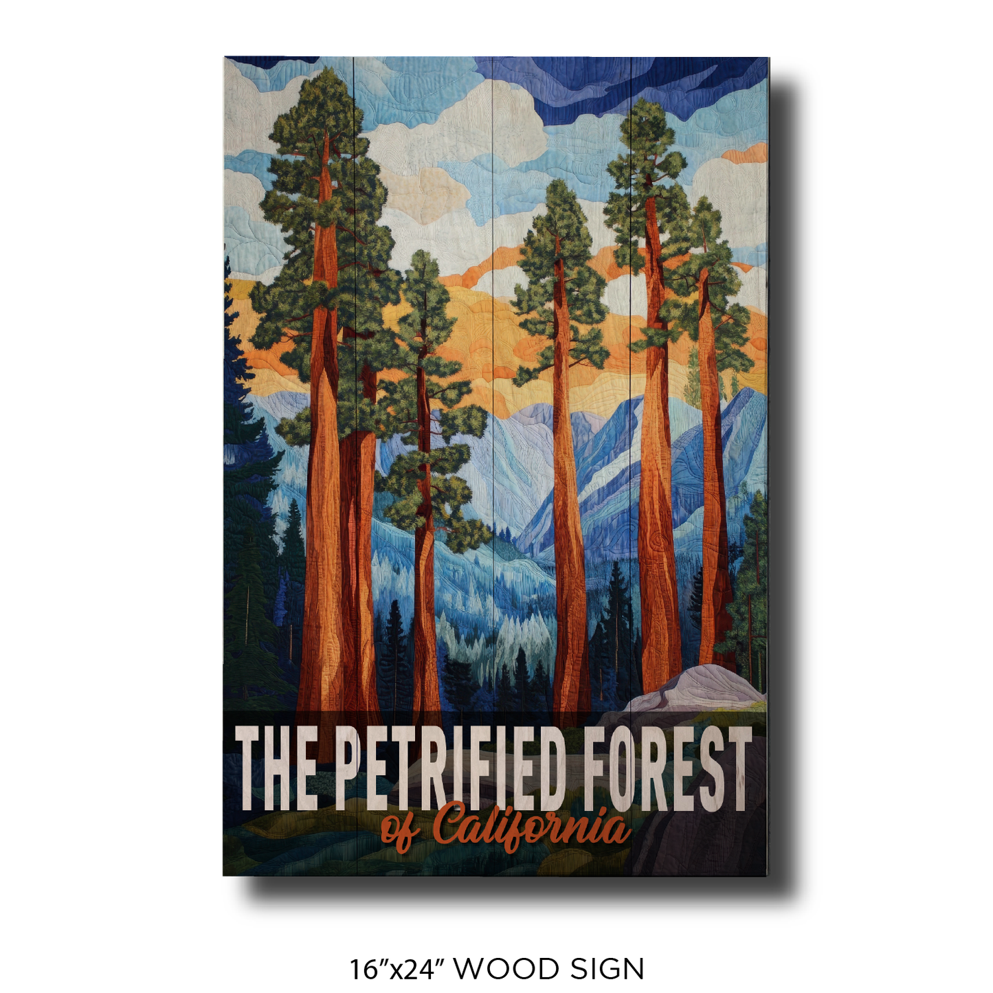 The Petrified Forest of California Quilted