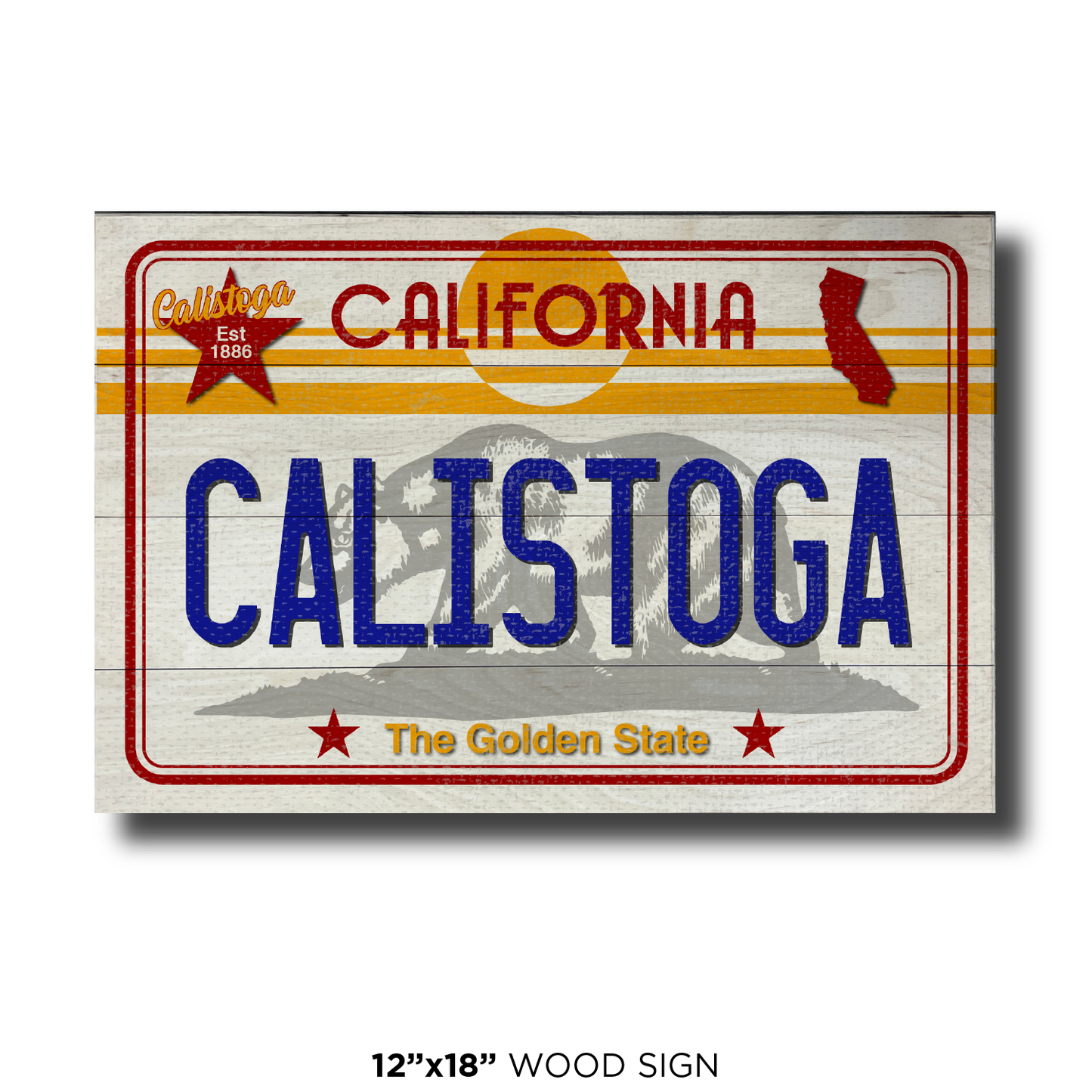 CA License Plate Calistoga