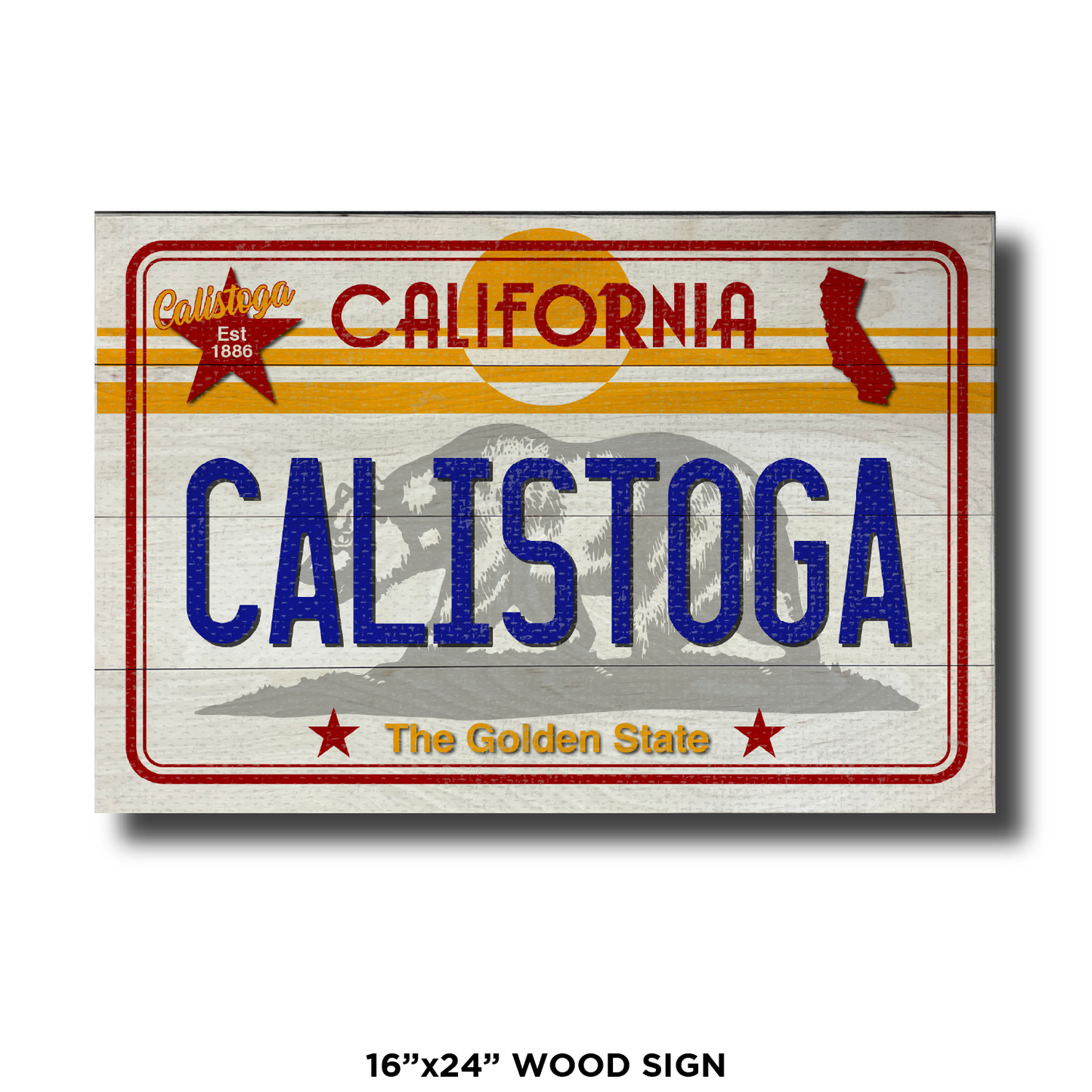 CA License Plate Calistoga