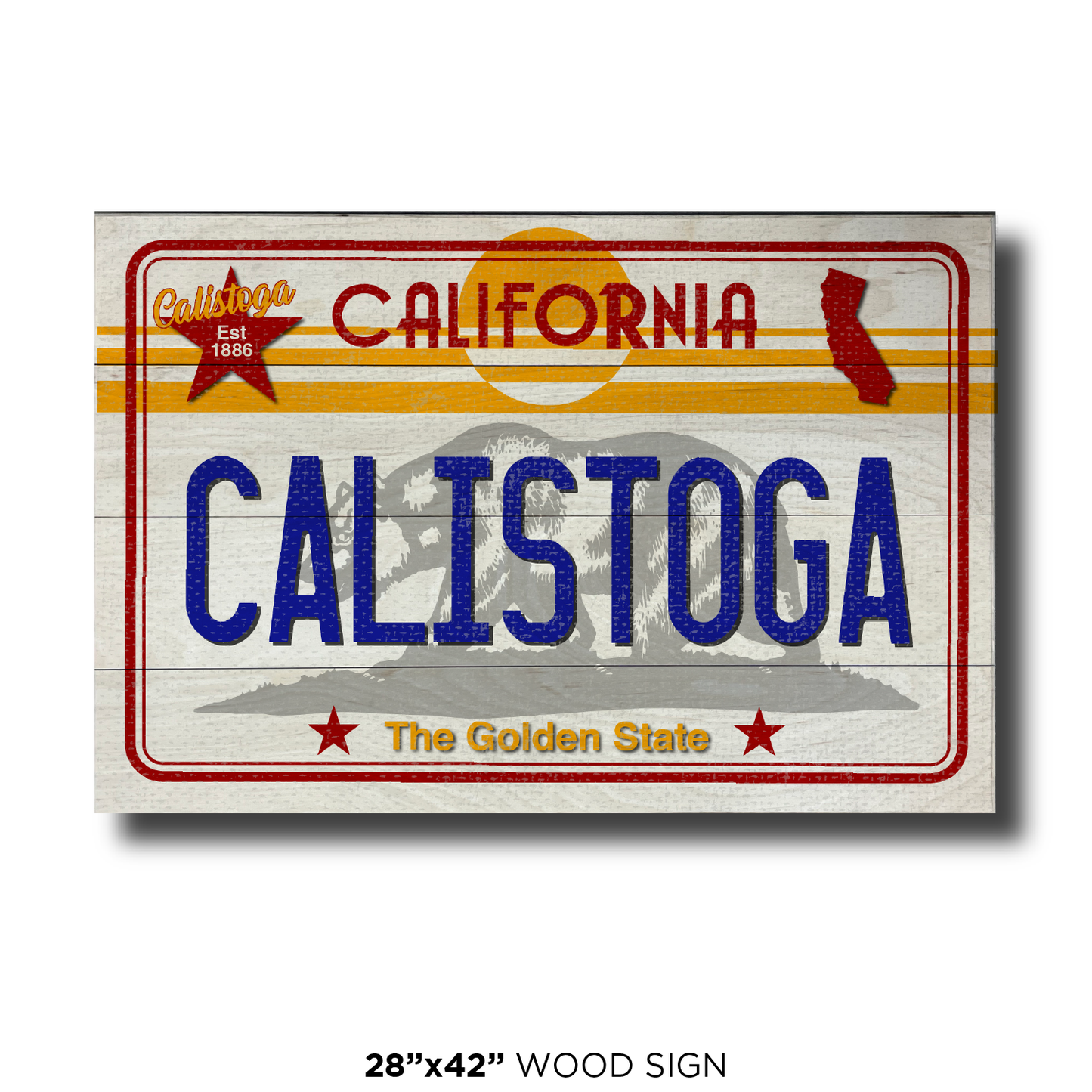CA License Plate Calistoga