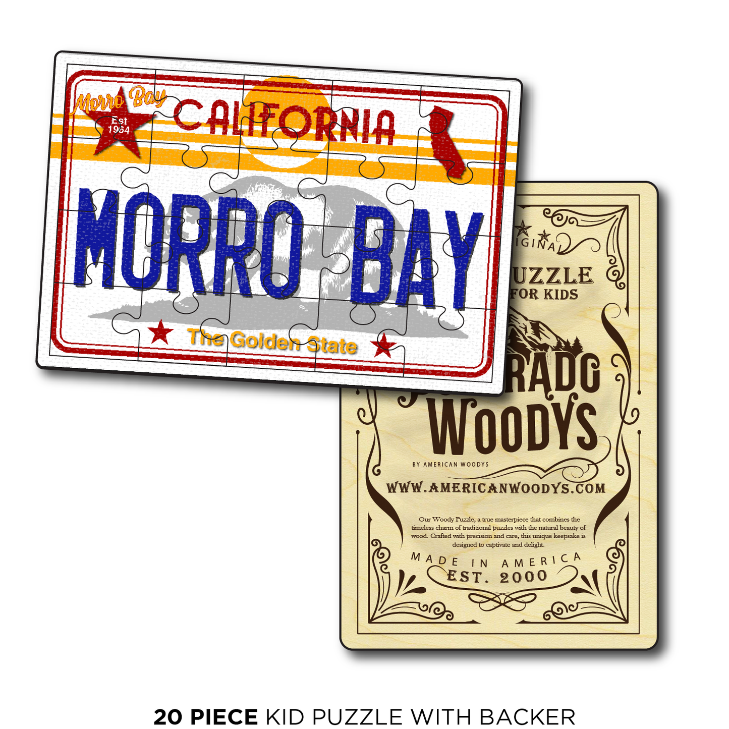 CA License Plate Morro Bay