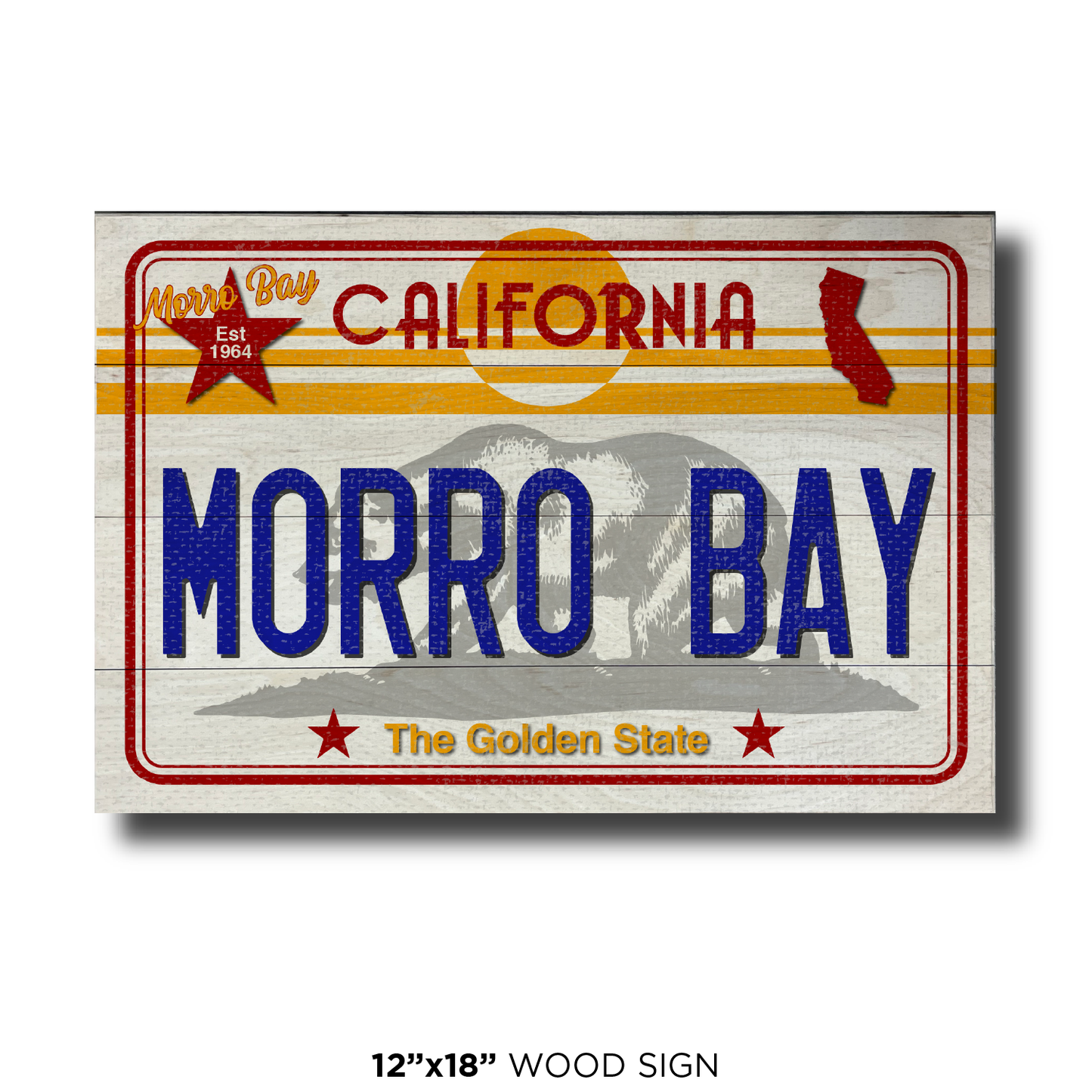 CA License Plate Morro Bay