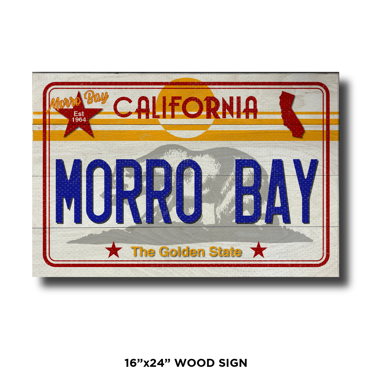 CA License Plate Morro Bay