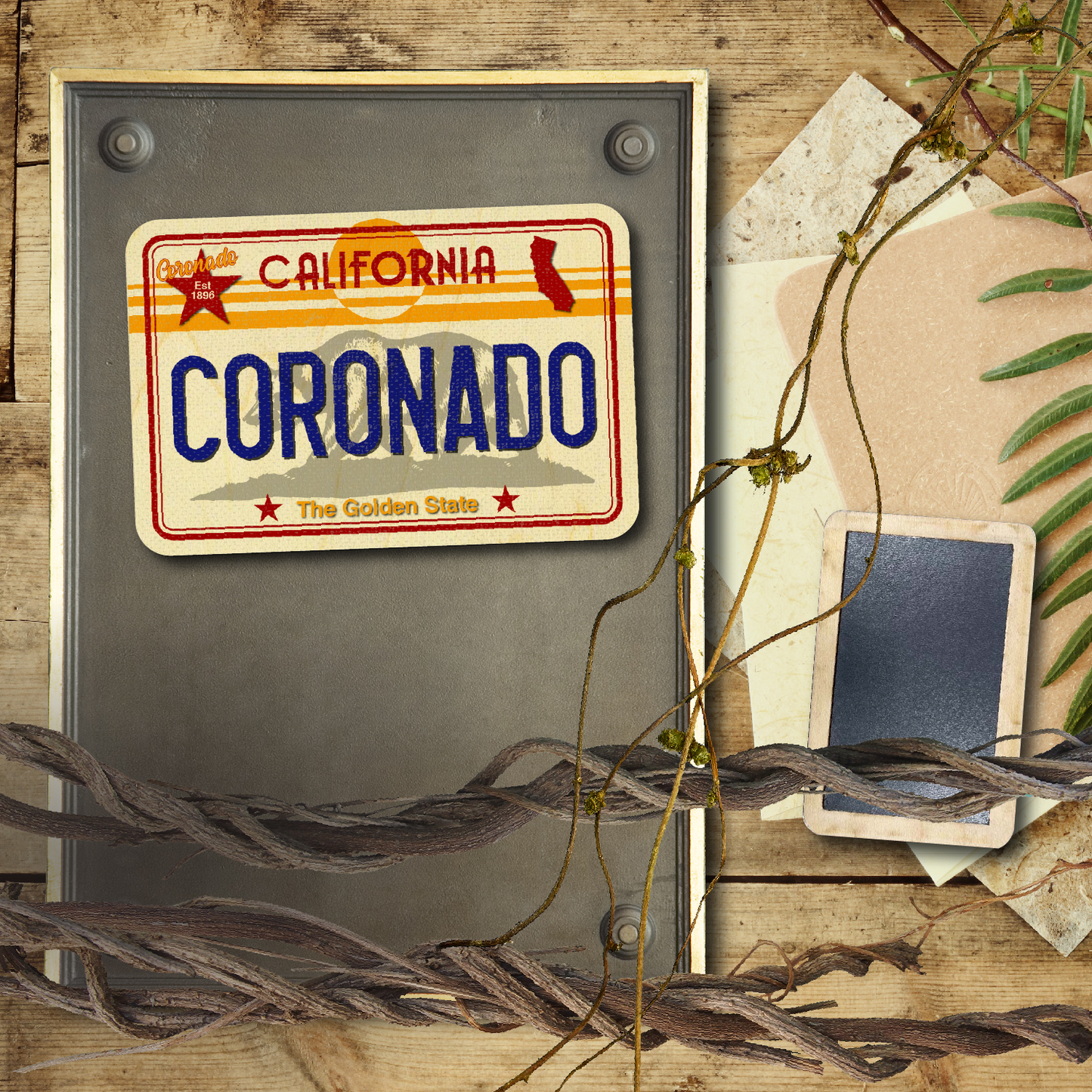 CA License Plate Coronado