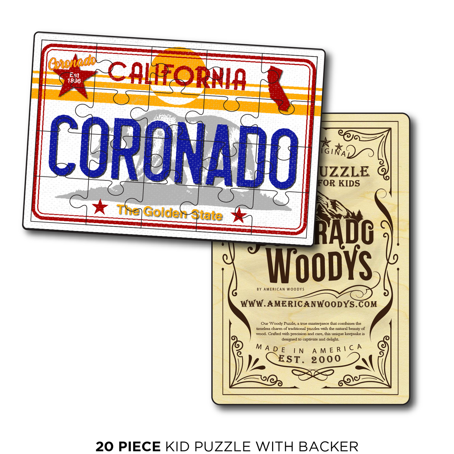 CA License Plate Coronado