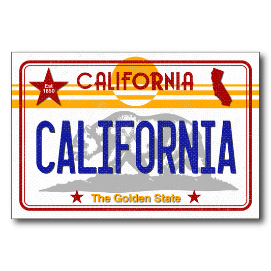 CA License Plate California