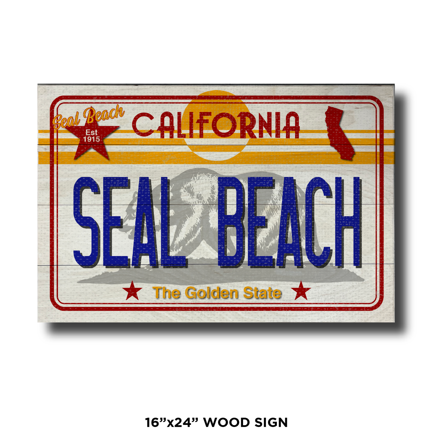 CA License Plate Seal Beach