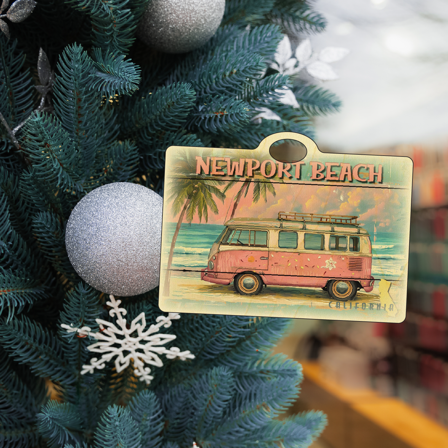 Newport Beach Pink Van