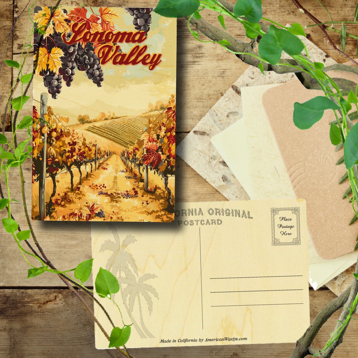 Orange Vines Sonoma Valley