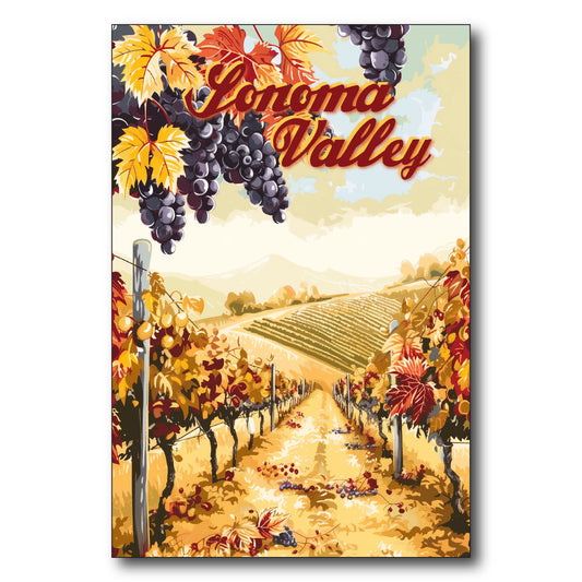 Orange Vines Sonoma Valley