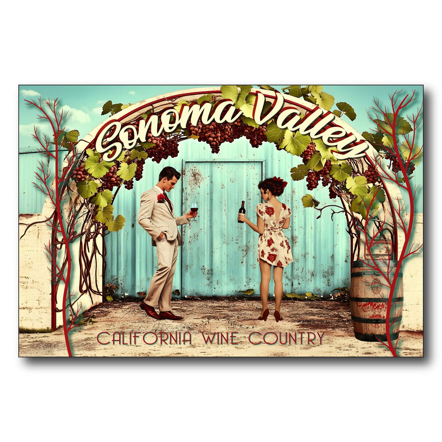 Sonoma Valley Vine Arch