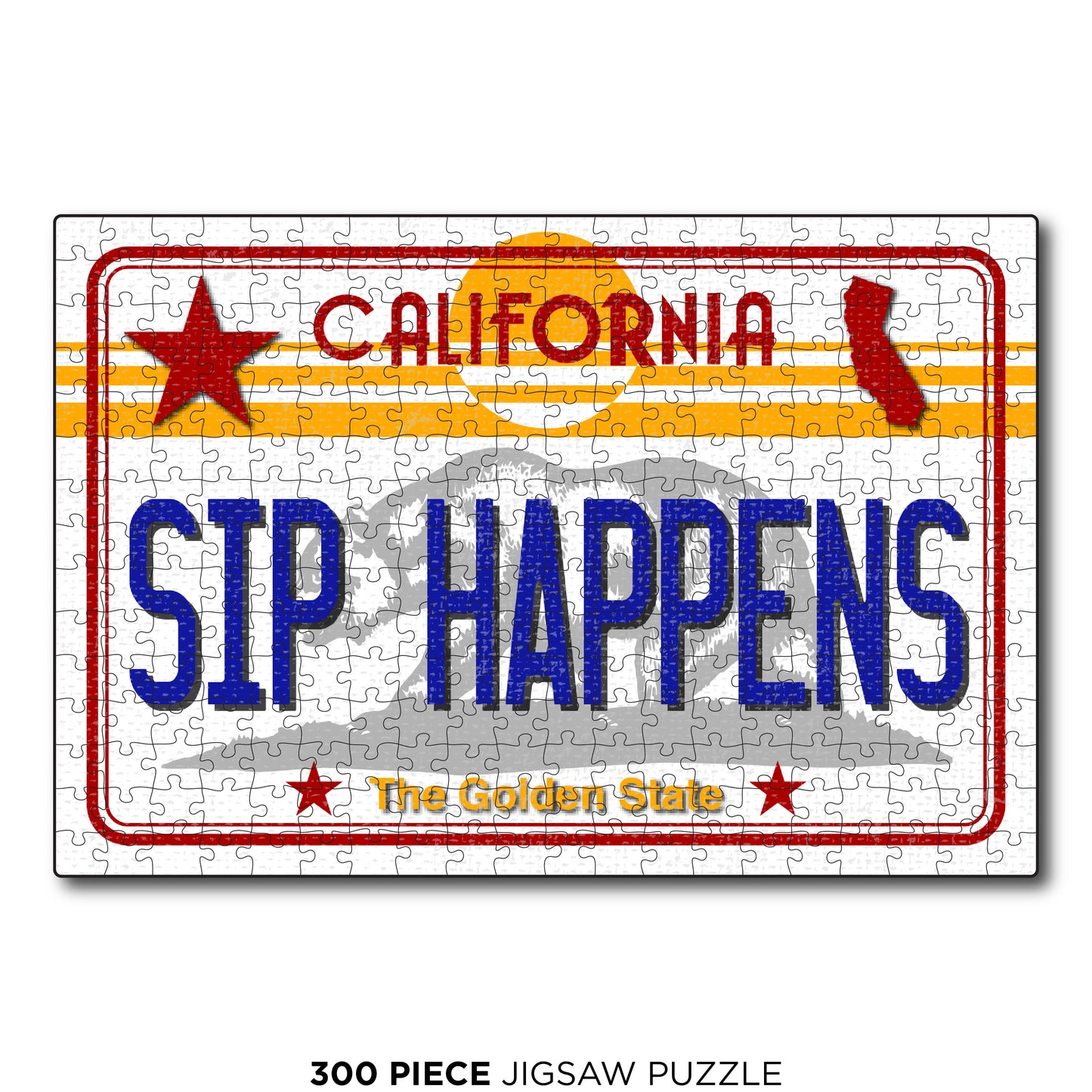 CA License Plate - Sip Happens