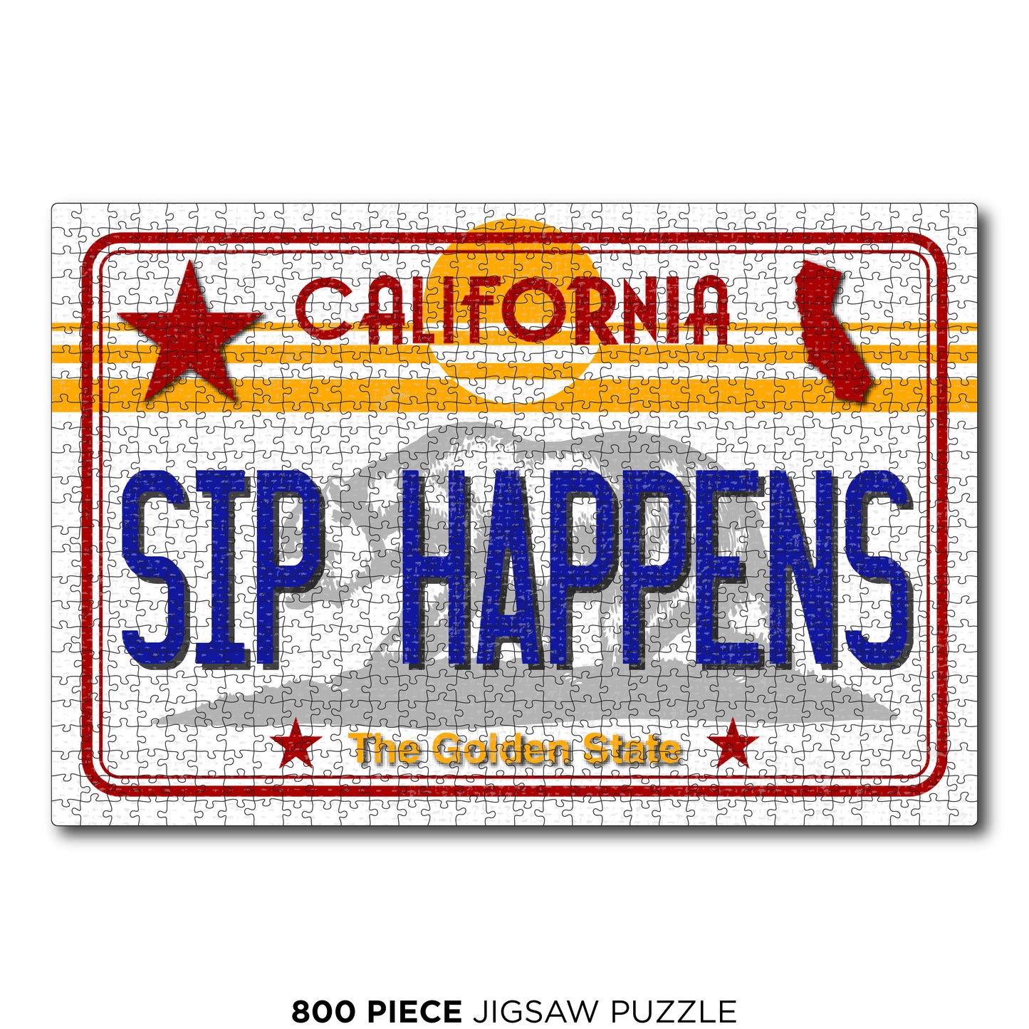 CA License Plate - Sip Happens