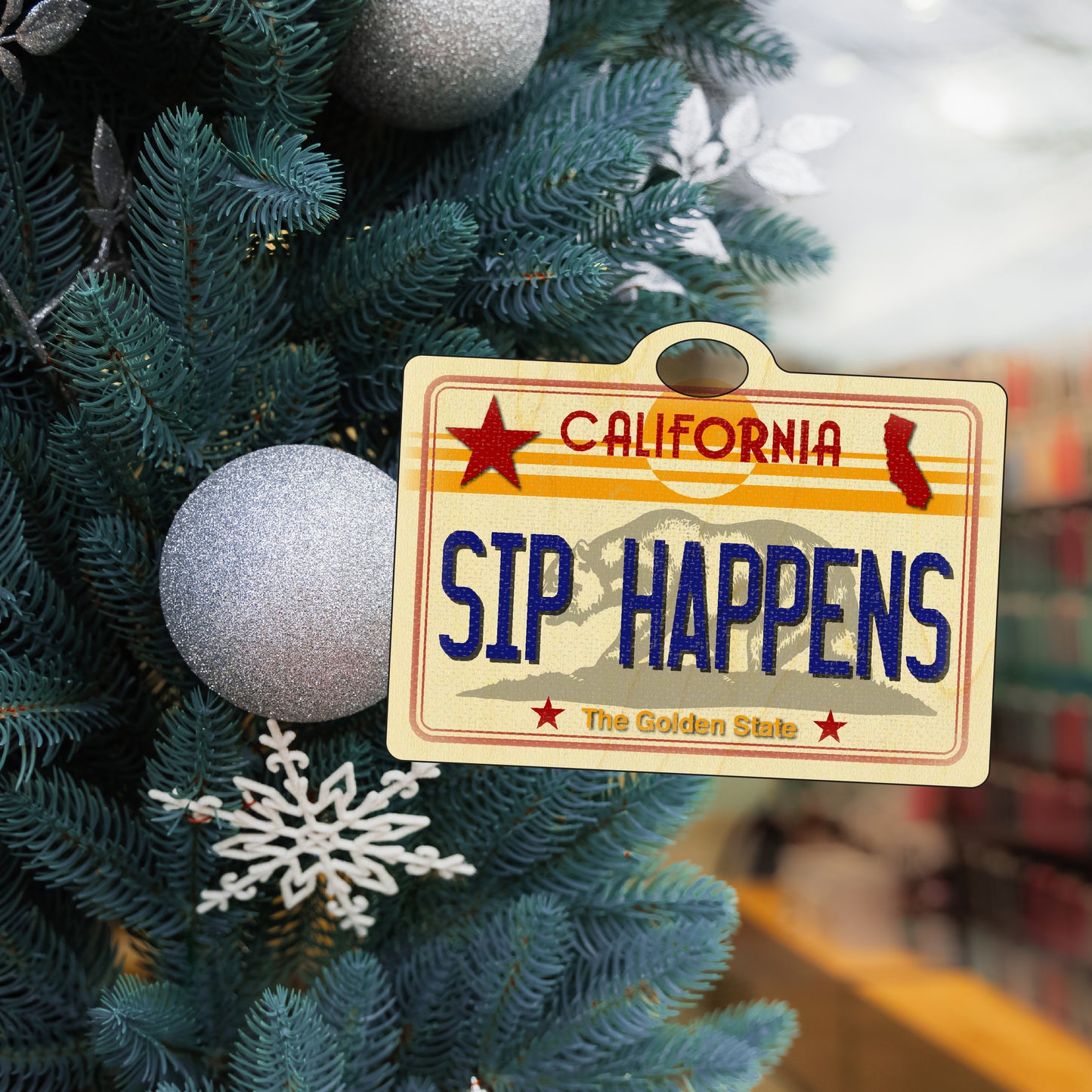 CA License Plate - Sip Happens