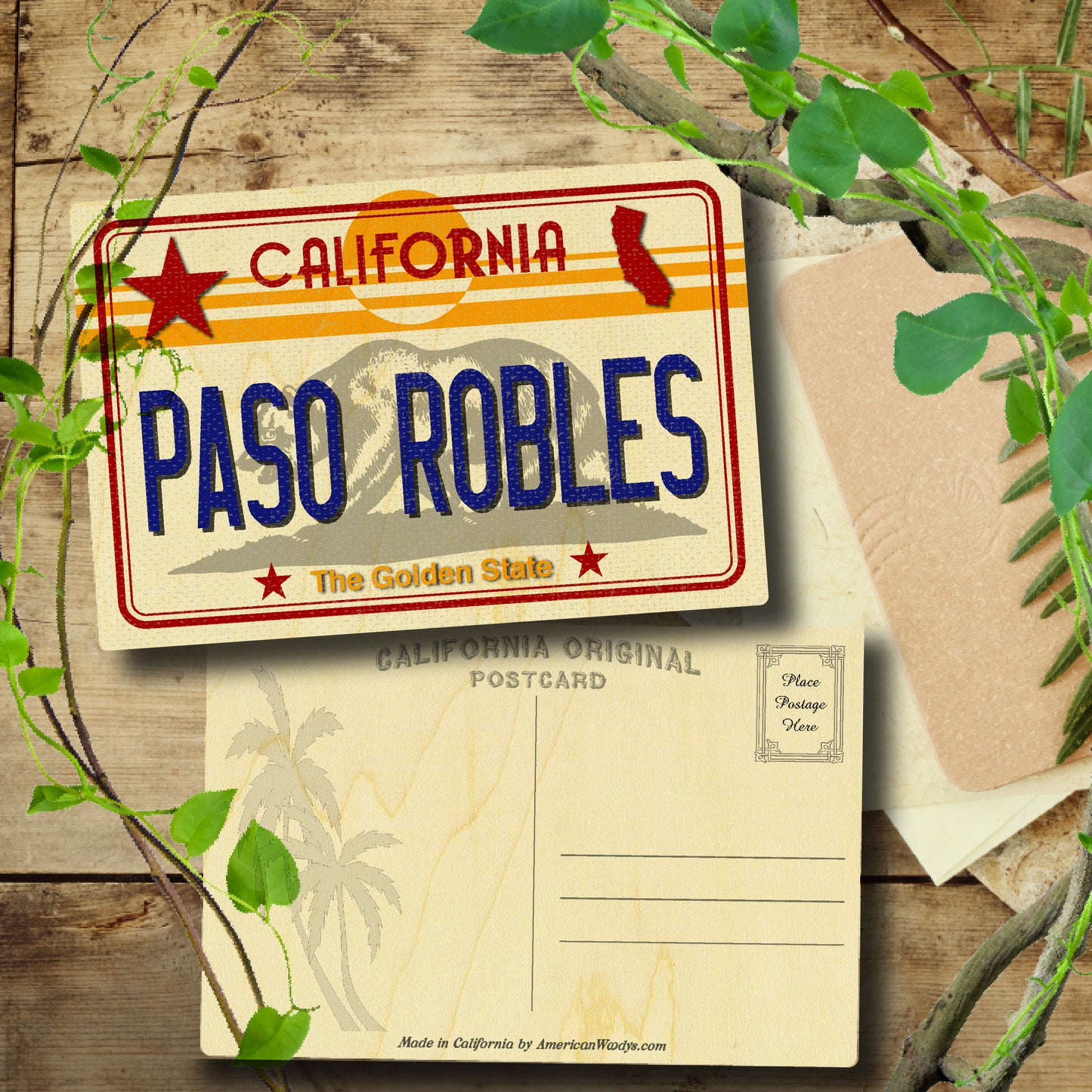 CA License Plate - Paso Robles