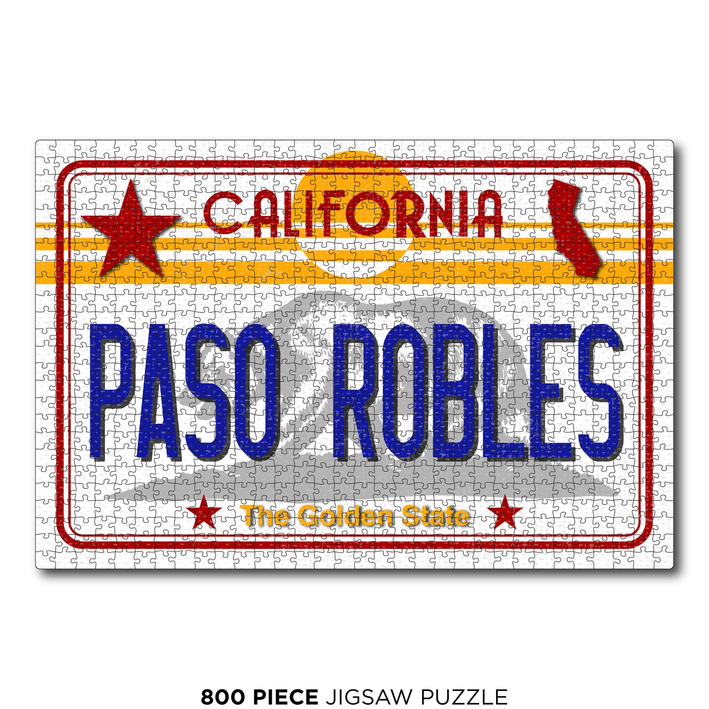 CA License Plate - Paso Robles
