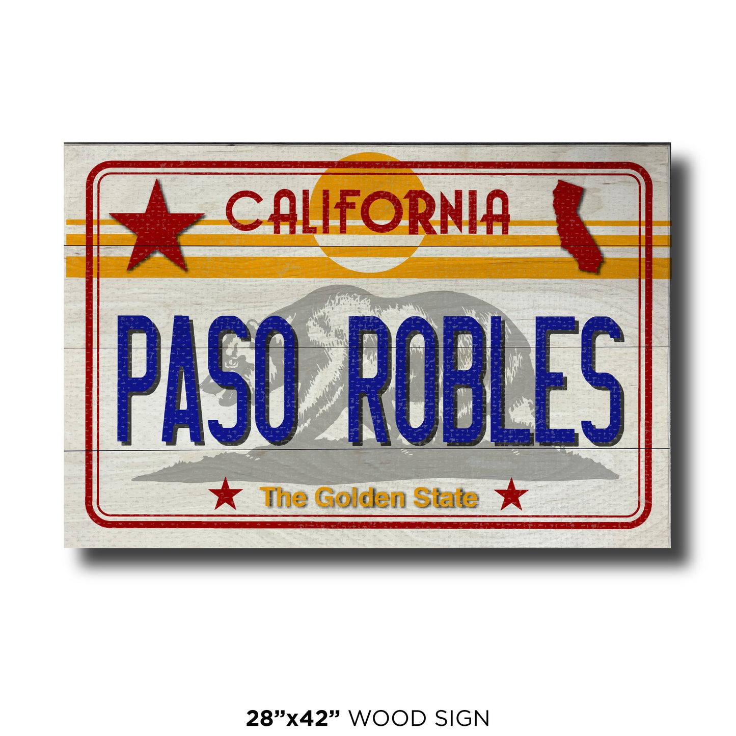 CA License Plate - Paso Robles