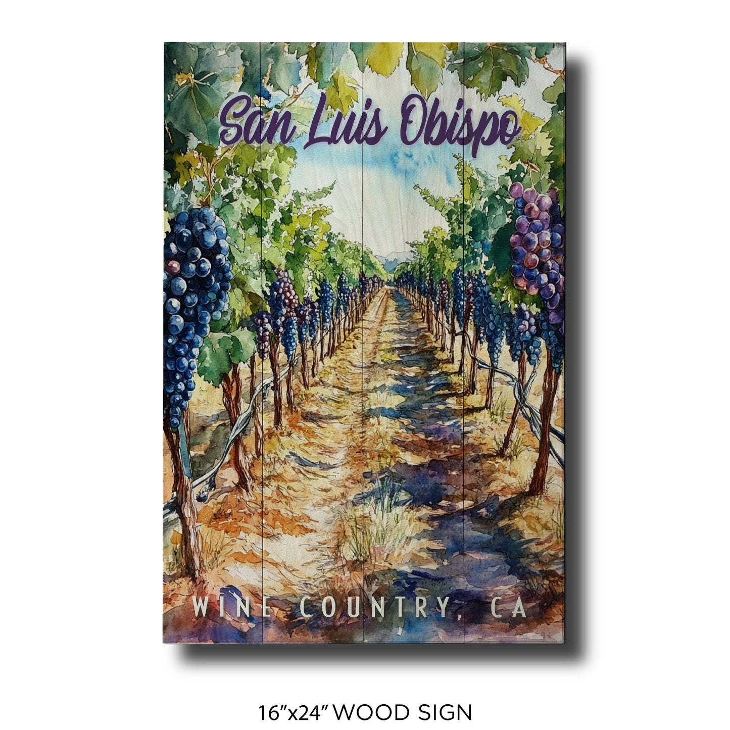San Luis Obispo Purple Vineyard