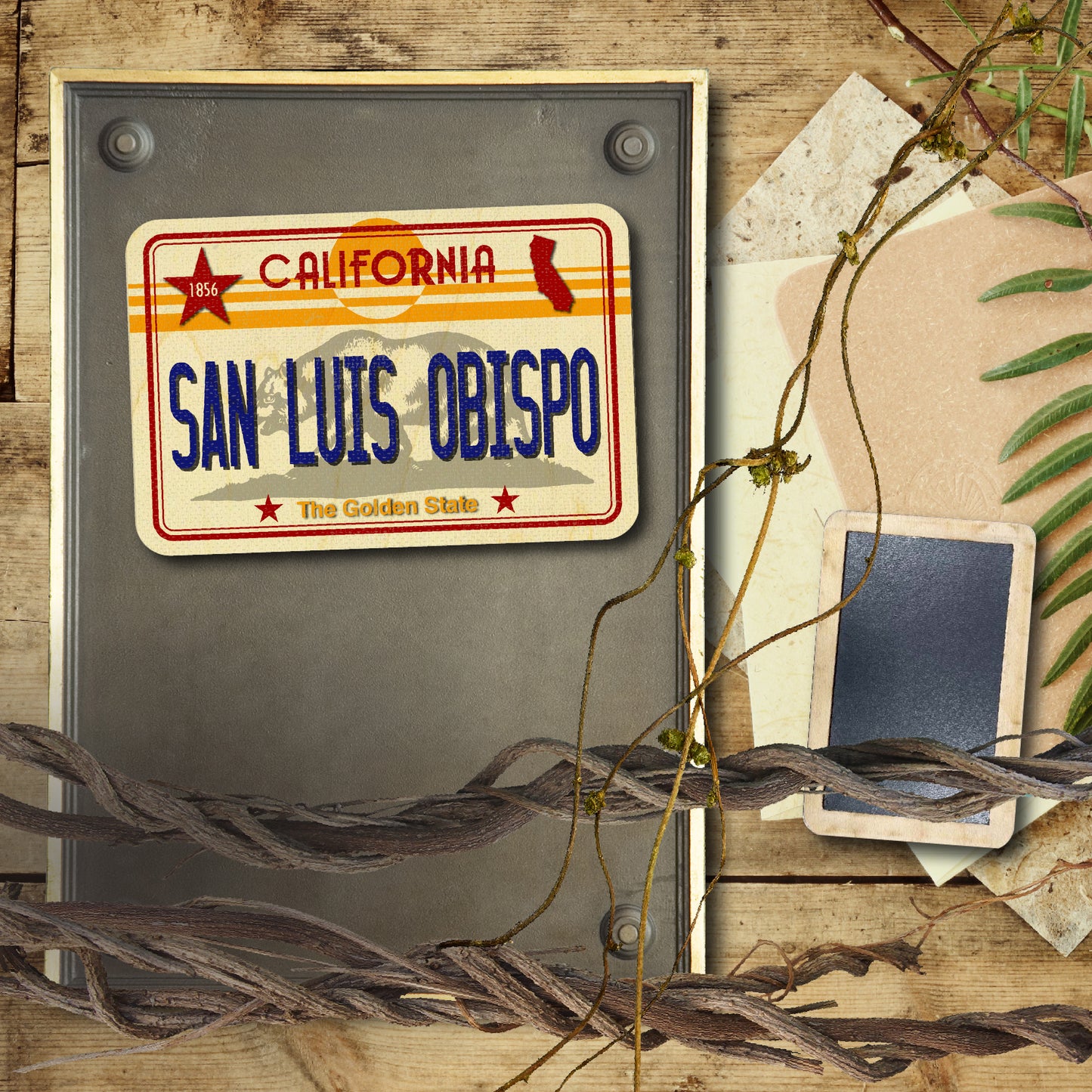 CA License Plate - San Luis Obispo