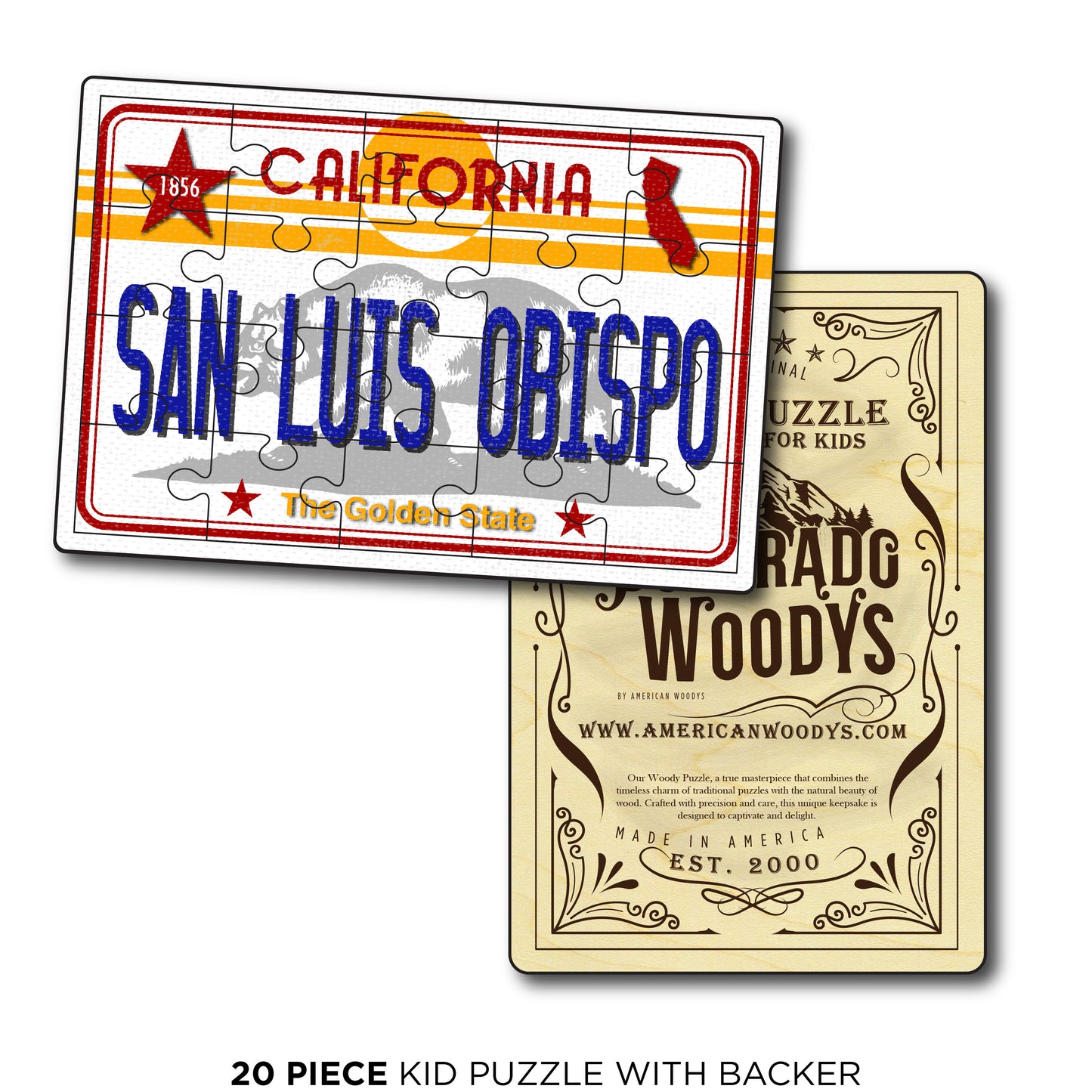CA License Plate - San Luis Obispo
