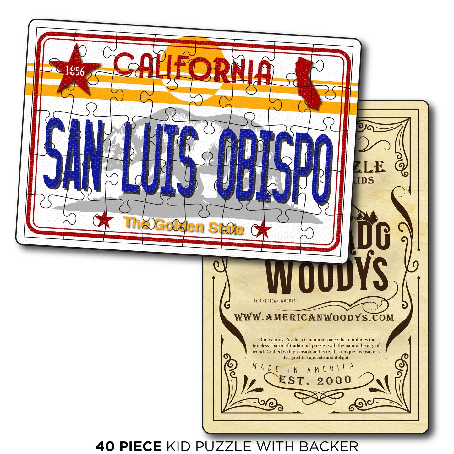 CA License Plate - San Luis Obispo
