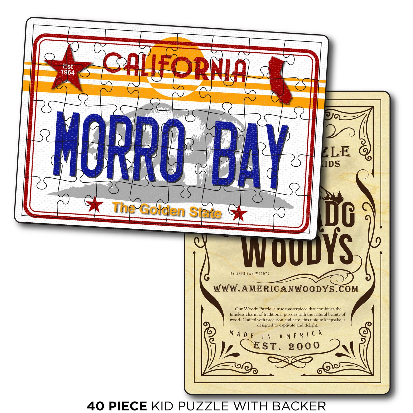 Morro Bay CA License Plate