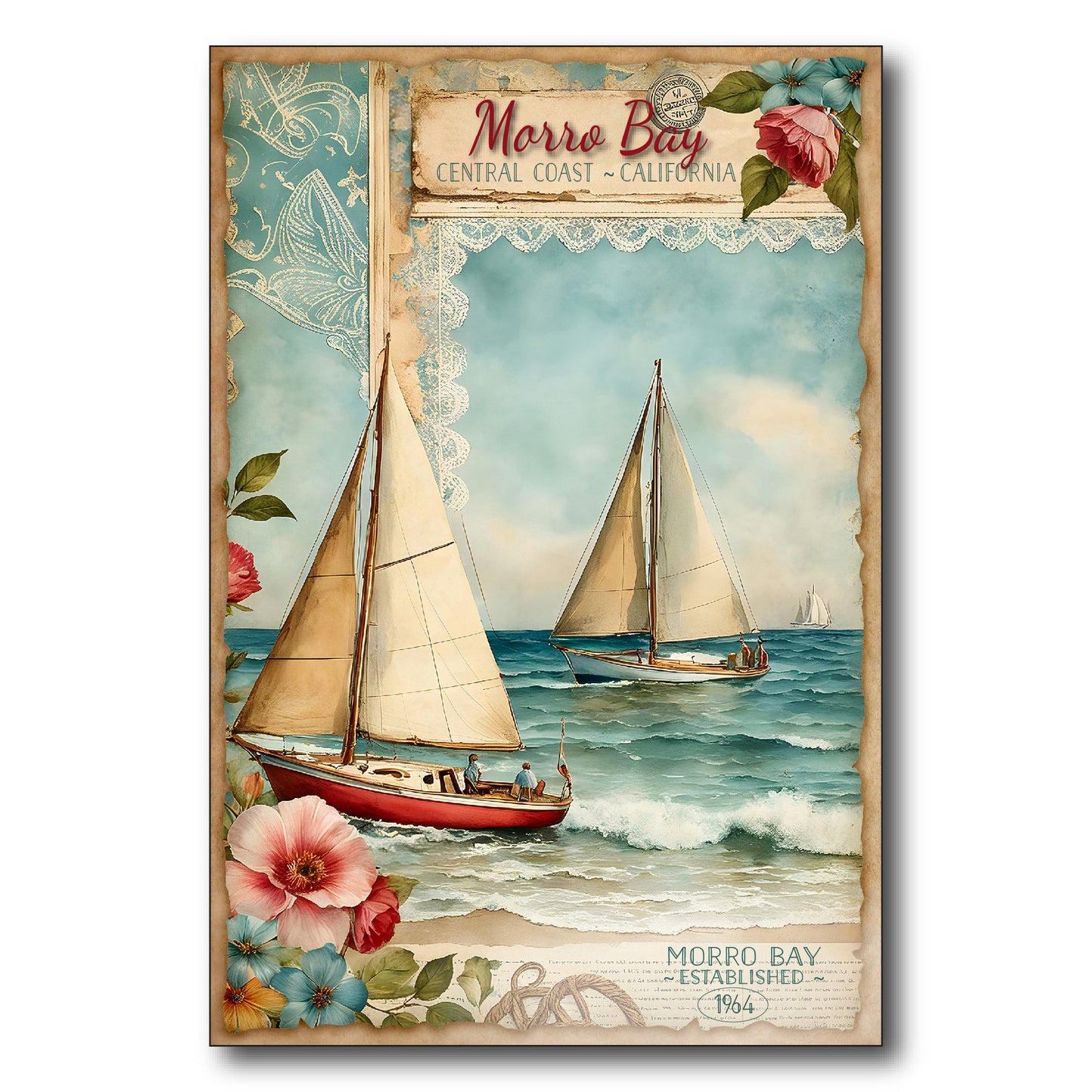 Vintage Sailing Morro Bay