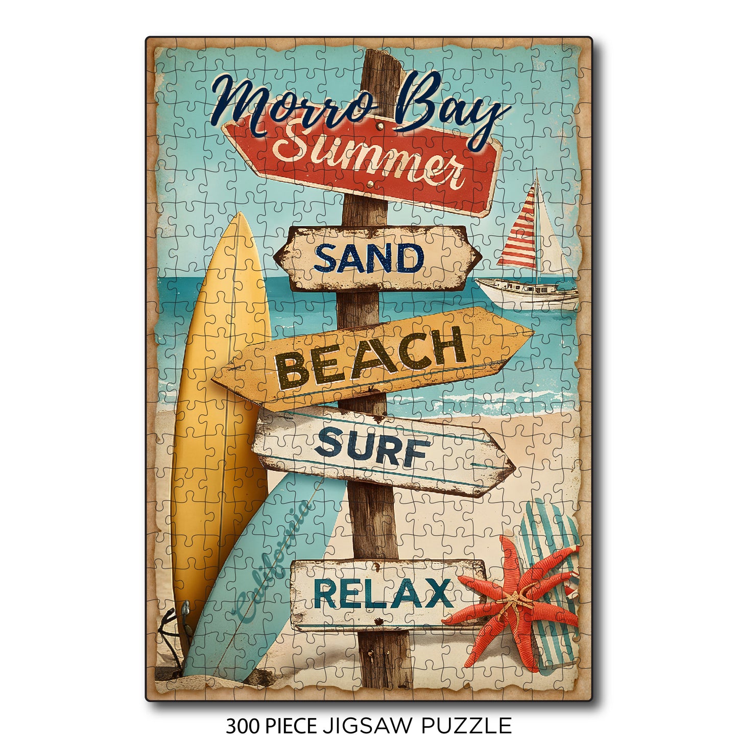 Morro Bay Beach Signs