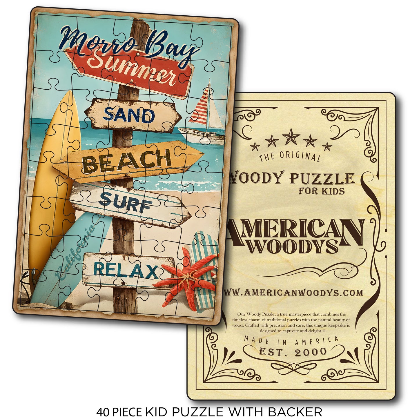 Morro Bay Beach Signs
