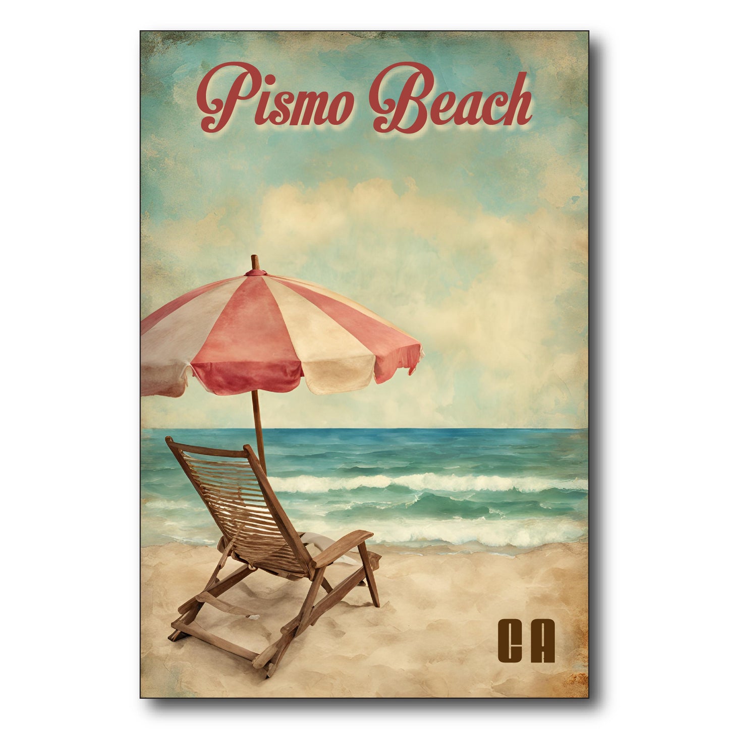 Pismo Beach Chair and Umbrella