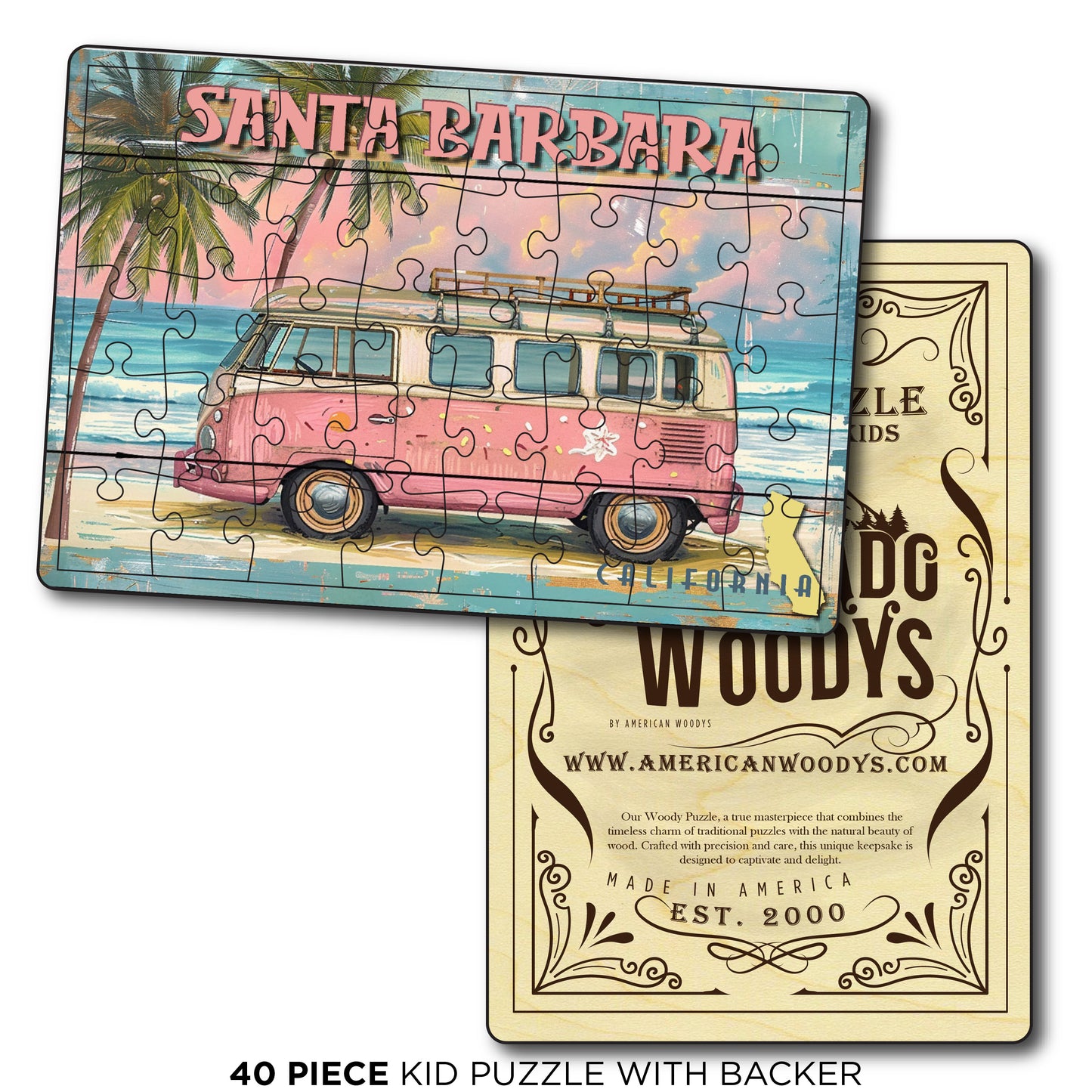 Santa Barbara Pink Van