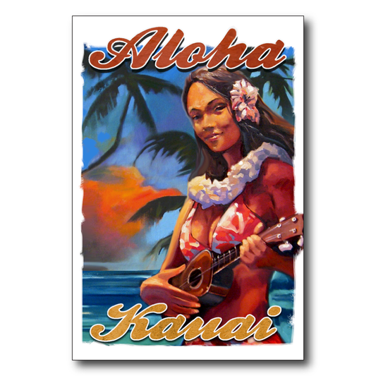 Aloha Ukelele Girl