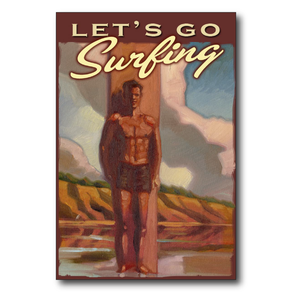 Lets Go Surfing Man