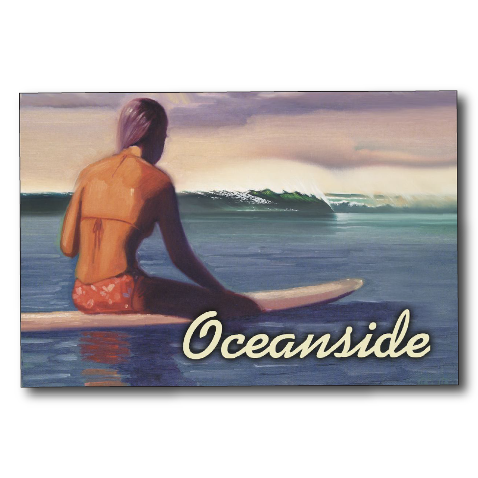 Oceanside Surfer Girl