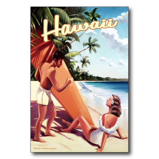 Hawaii Surf Couple