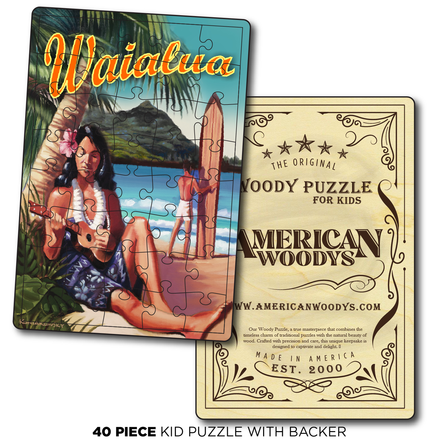 Aloha Ukelele Girl Waialua