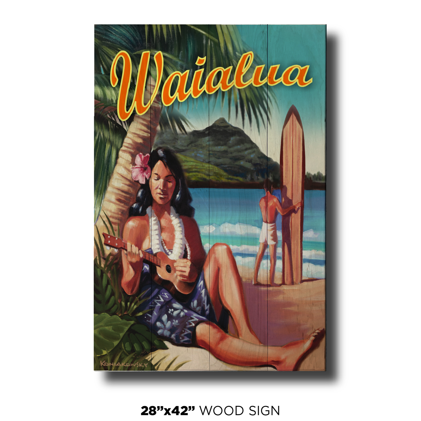 Aloha Ukelele Girl Waialua