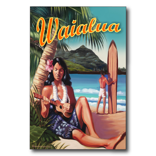 Aloha Ukelele Girl Waialua