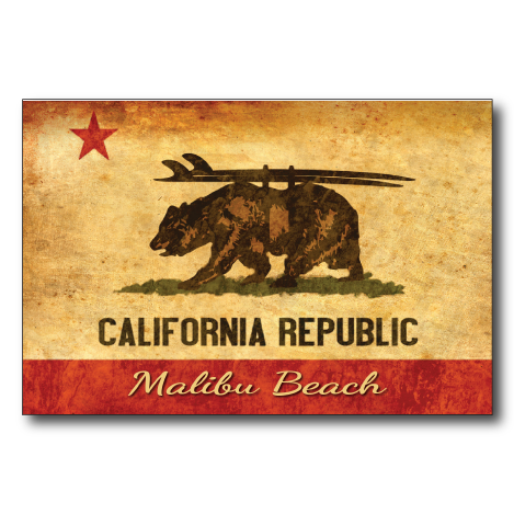 CA Republic Surf Bear Malibu Beach