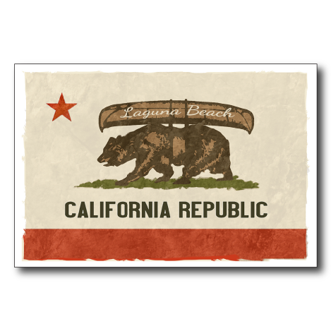 CA Republic Canoe Bear Laguna Beach